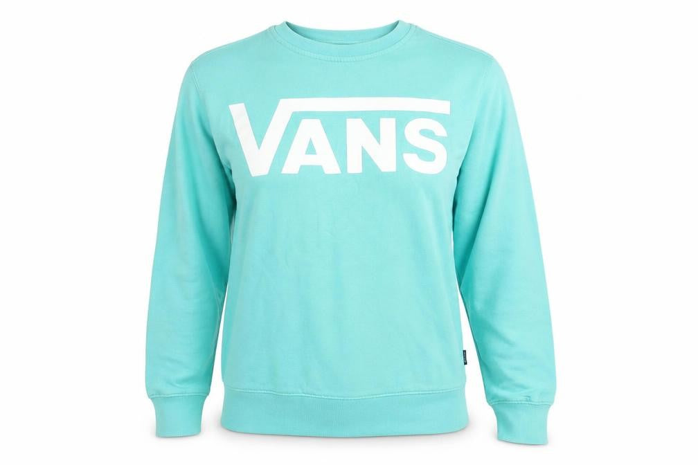 Vans Women's Blue XS Crew Neck Pullover Jumper