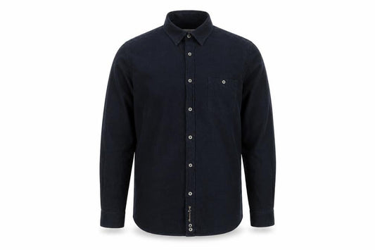 Massimo Dutti Blue Corduroy Button-Up Shirt Teens Size 14