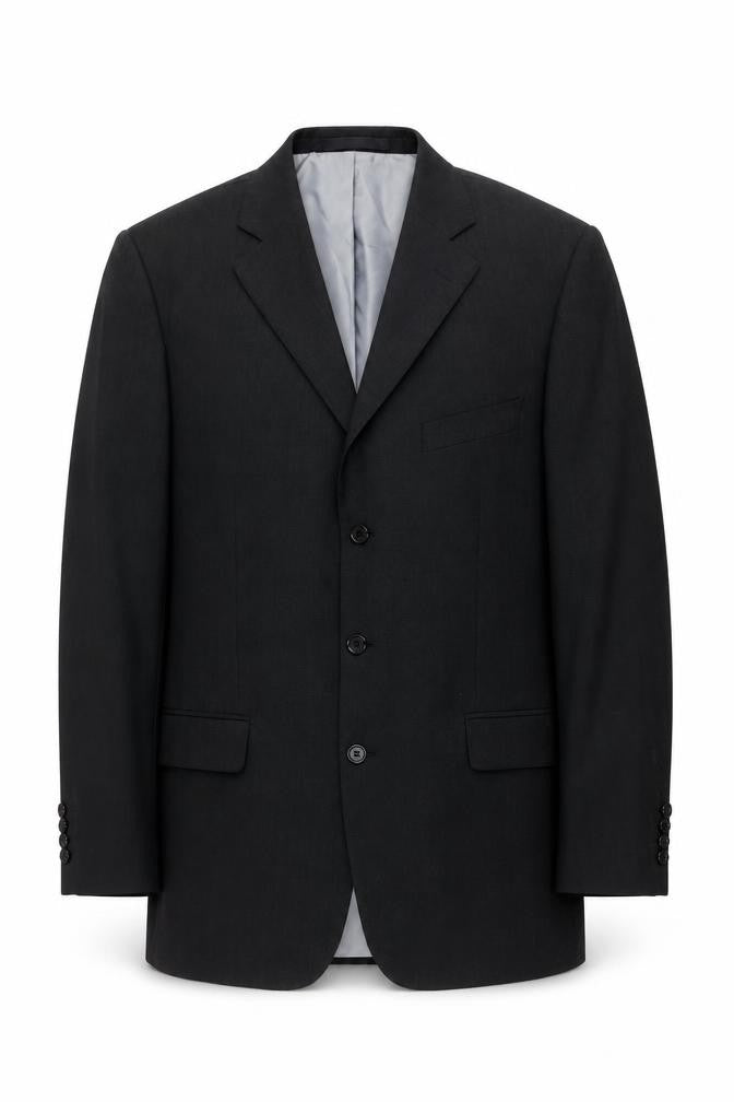 Marks & Spencer Men’s Charcoal Grey Wool Blend 44 M Regular Fit 3 Button Blazer