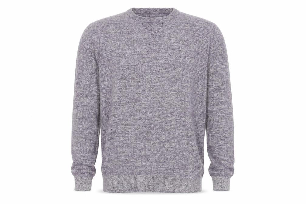 Dunnes Men’s Purple V-Neck Cotton Knit Pullover Jumper Size M