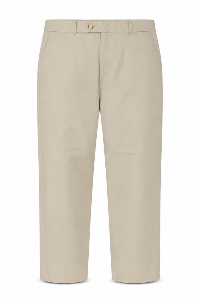 Classic Menswear Men's Beige Chino Trousers 38S Regular Fit