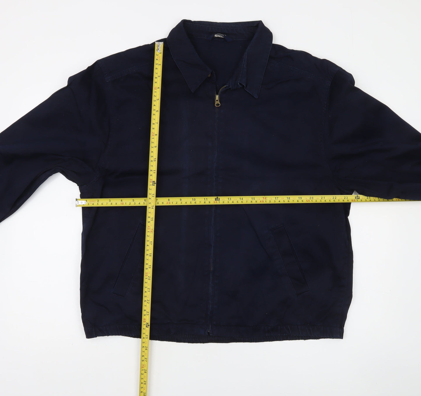 Marks and Spencer Men's Blue Basic Jacket Medium 38-40" Cotton Blend