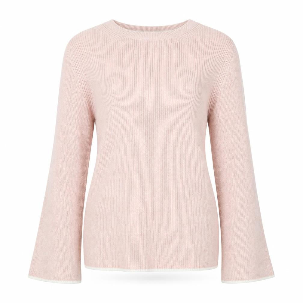 Whistles Women Pink Crew Neck Long Sleeve Pullover Jumper Size 10