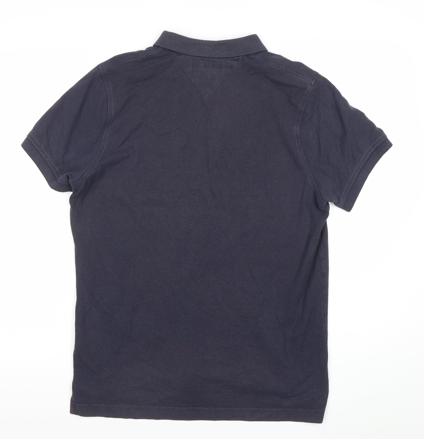 Tommy Hilfiger Men's Navy Slim Fit Cotton Polo Shirt M
