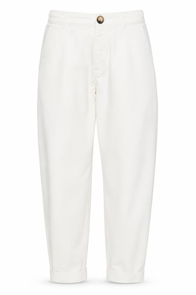 Zara Women's White Straight Leg Cotton Blend Jeans Size 8