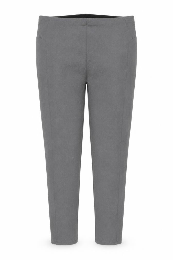 River Island Womens Grey Size 12R Slim Stretch Knit Trousers