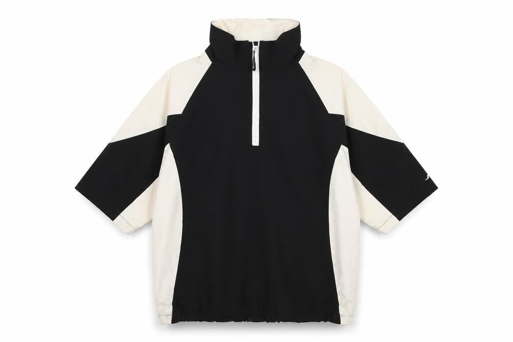 Woodworm Men’s Black Windproof Golf Windbreaker Jacket Size M