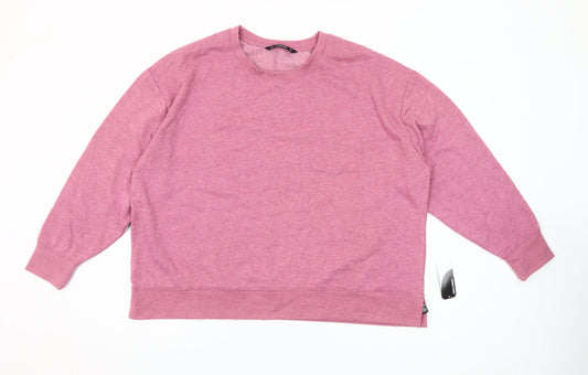 Dunnes St. Bernard Women’s Dark Pink Pullover Sweatshirt XL Polyester Cotton Blend
