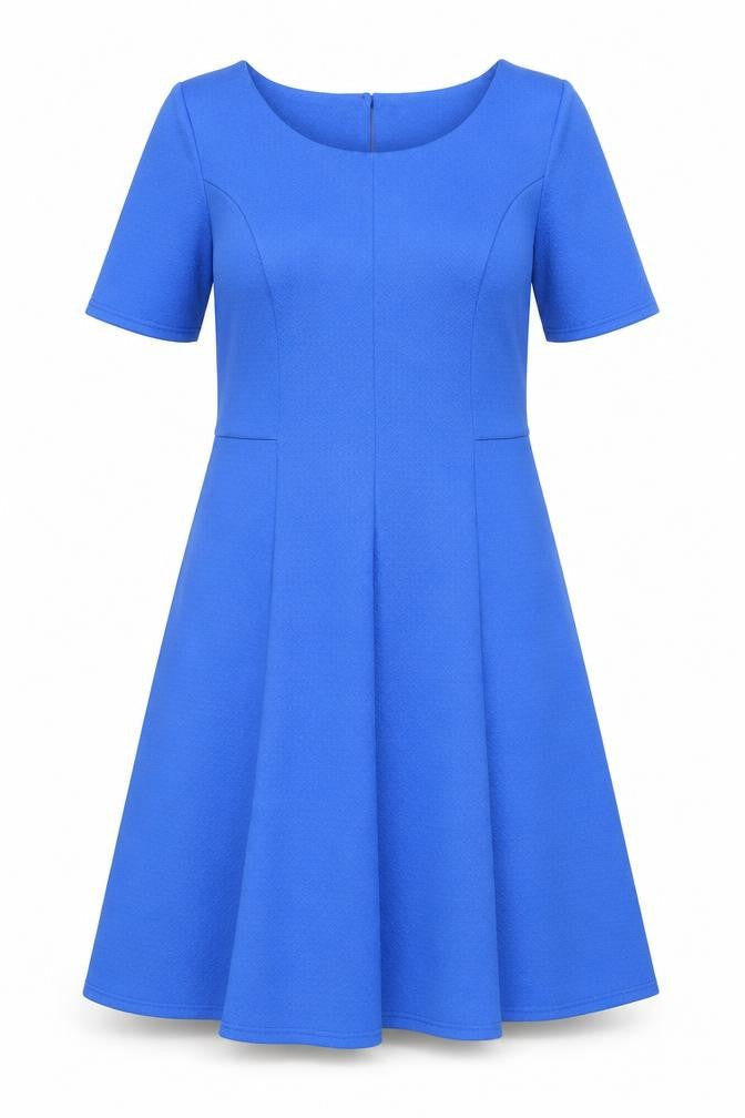 BHS Women’s Blue Fit & Flare Knee Length Dress Size 16