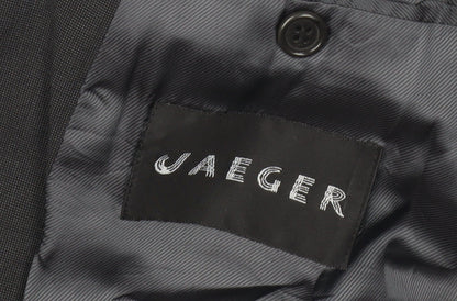 Additional view of Jaeger Men's Grey Wool Blazer Jacket 42R Classic Fit Formal