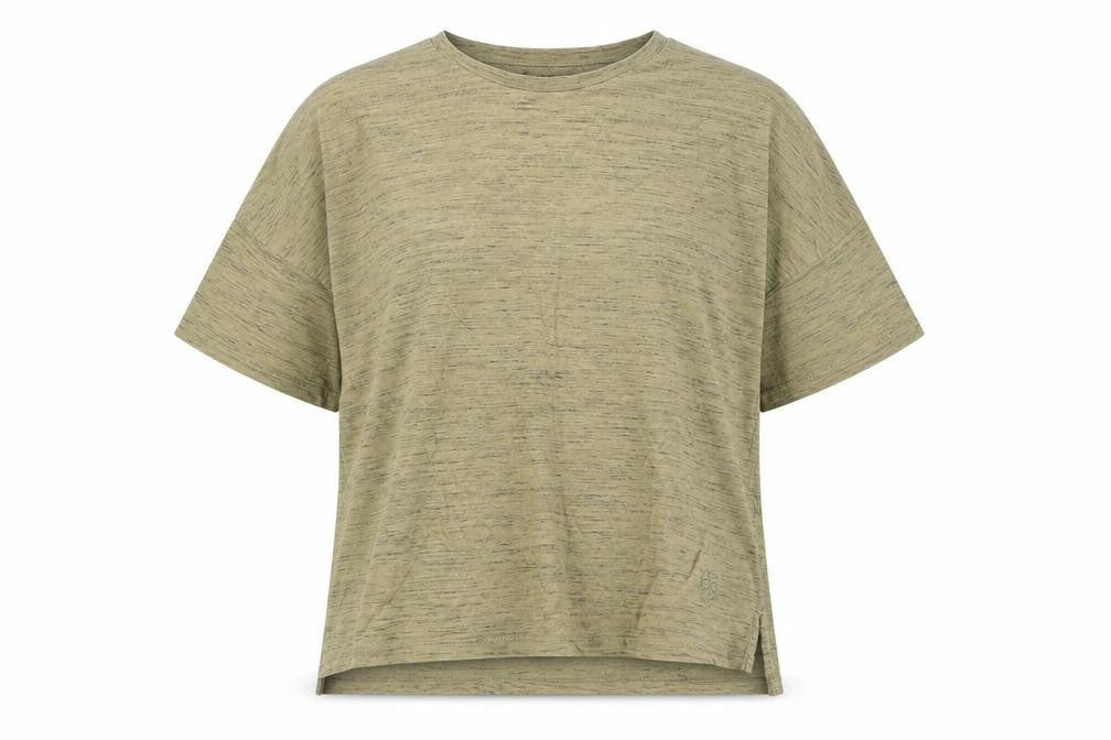 Ted Baker Women’s Green Relaxed Cotton Blend Short Sleeve T-Shirt Size 10