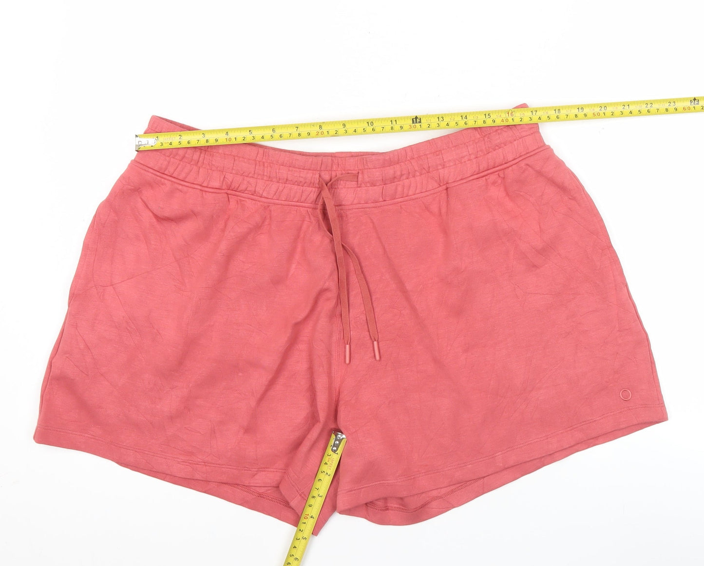 Marks and Spencer Womens Pink Size 18 Athletic Jersey Shorts