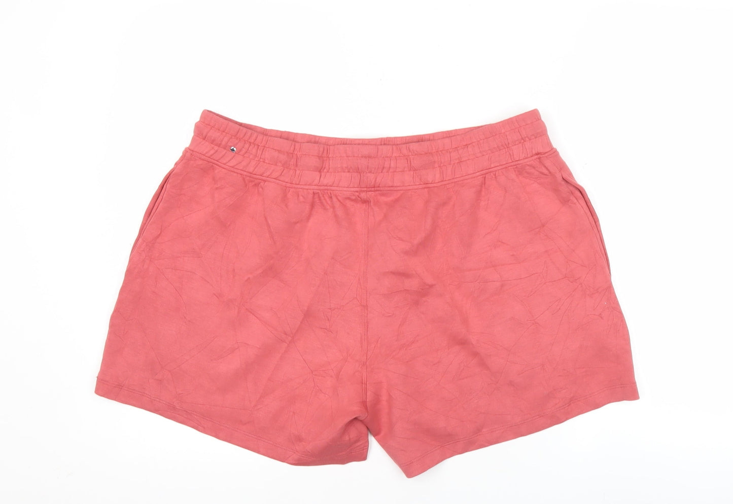 Marks and Spencer Womens Pink Size 18 Athletic Jersey Shorts