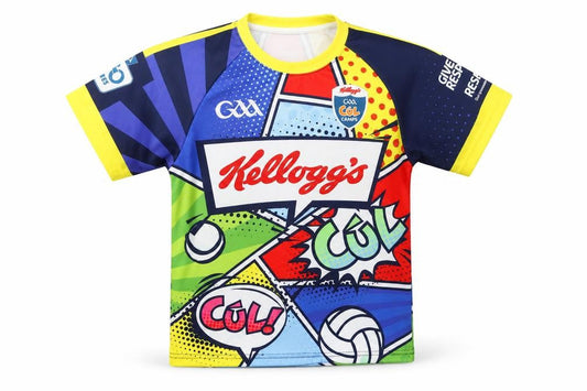 Front view of Masita boys’ multicoloured football jersey t-shirt 3 years lightweight sports top