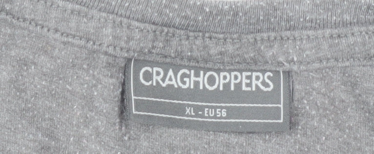Craghoppers Men's Grey XL Crew Neck Short Sleeve T-Shirt