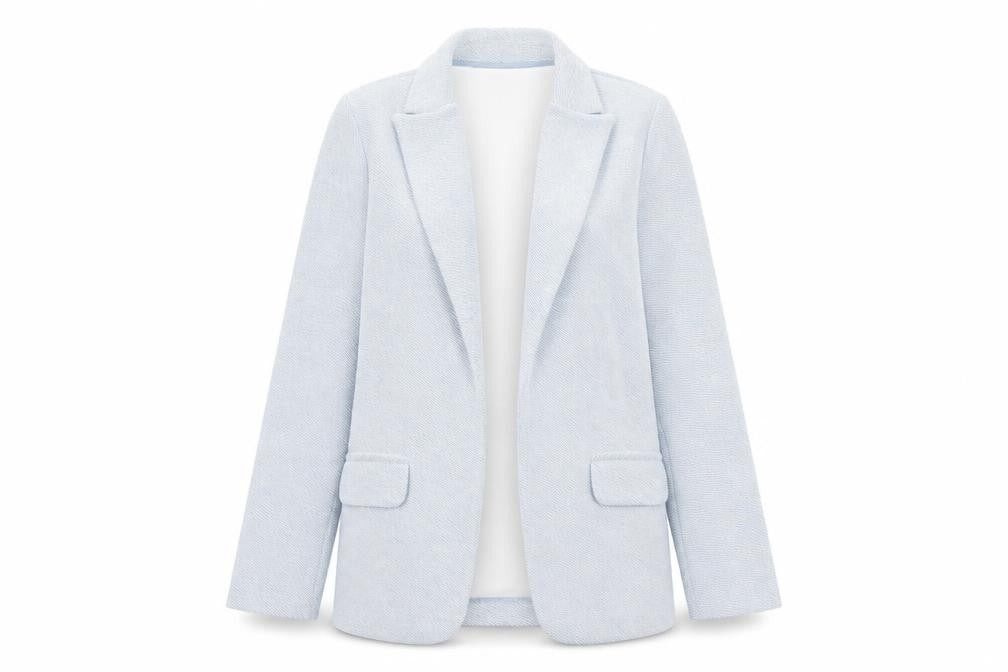 Dunnes Women Blue Blazer Jacket Small Mid-Length Classic Style