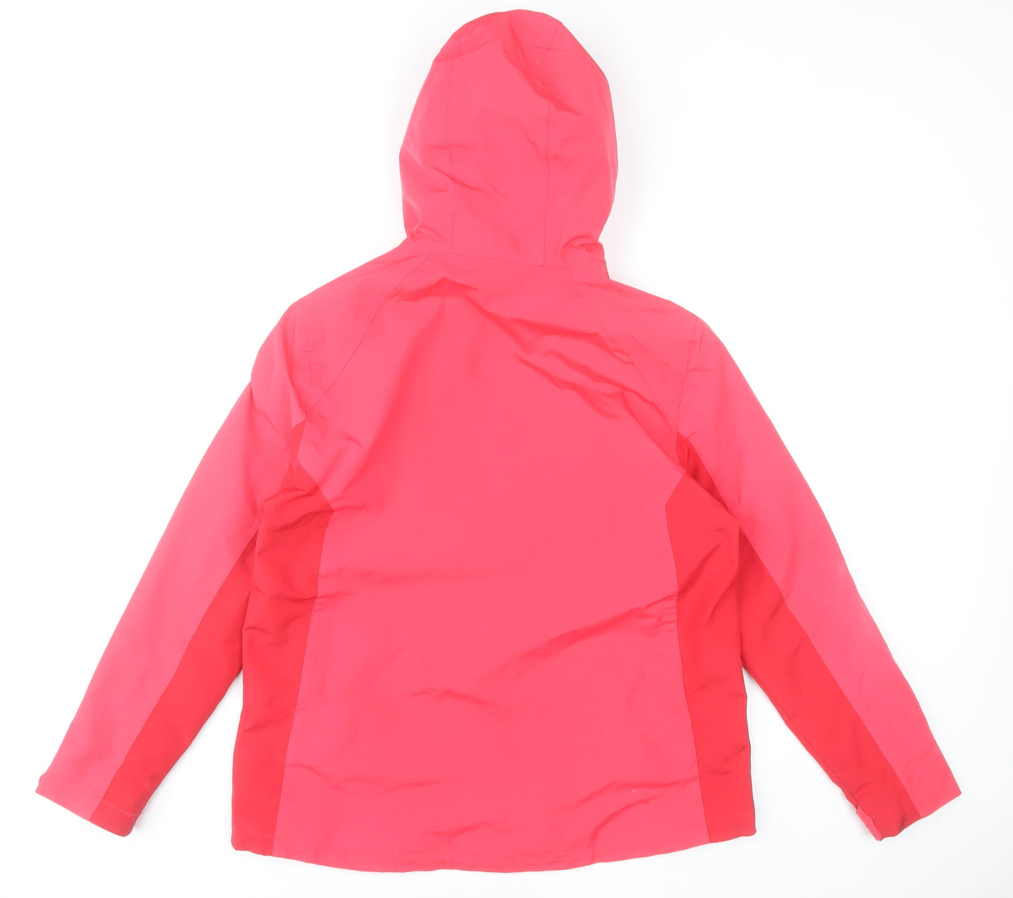 Rocktrail Women’s Pink Hooded Rain Coat Jacket Size 14 Waterproof