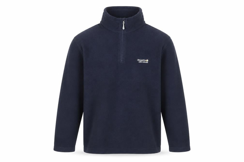 Regatta Men’s Blue Fleece 1/4 Zip Pullover Sweatshirt Size S