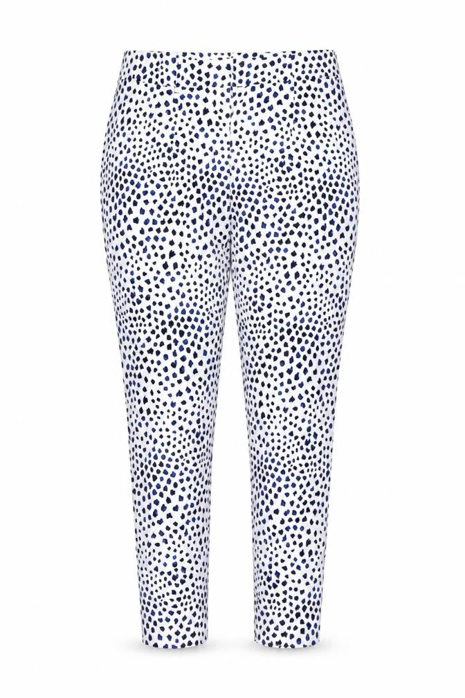 Fenn Wright Manson Women's Multicoloured Animal Print Viscose Trousers Size 16