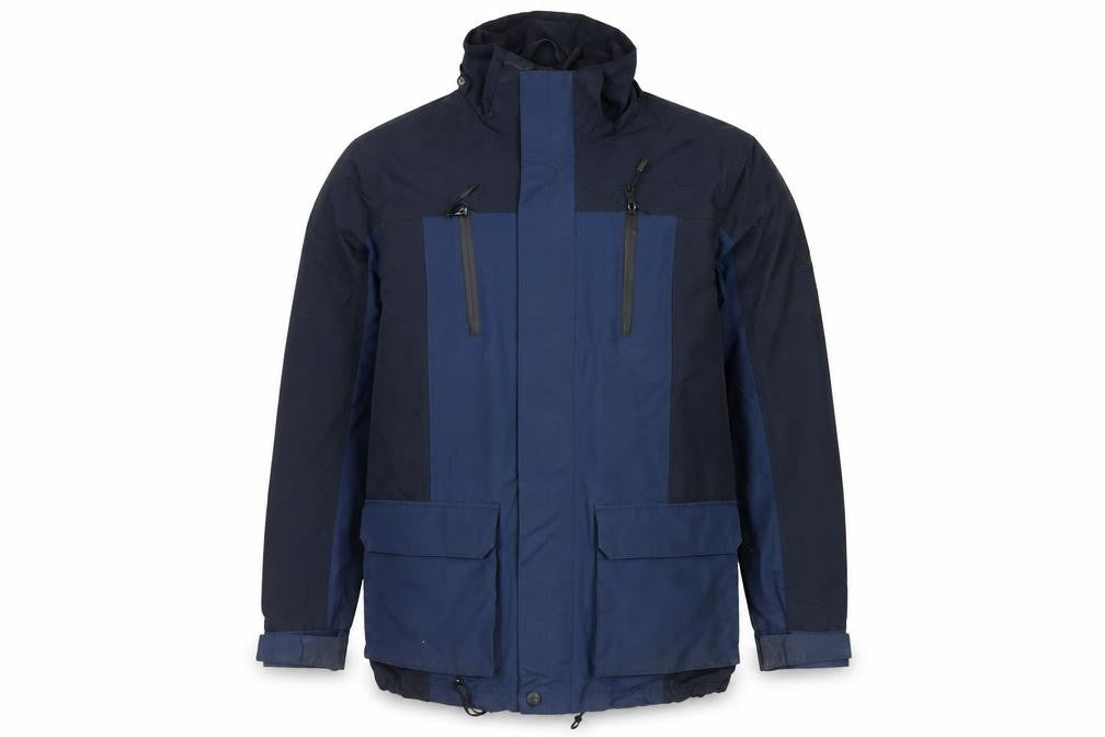 Maine New England Men's Blue Waterproof Parka Jacket Size S