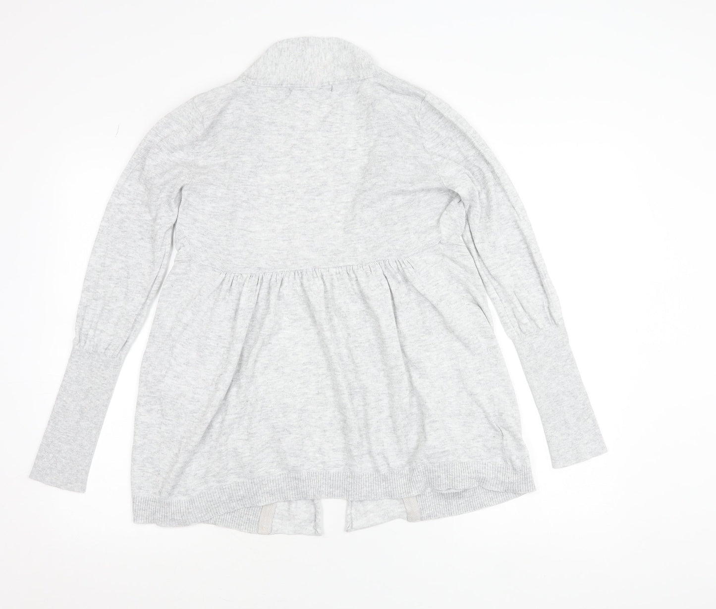 Next Maternity Grey Cotton Knit Open Cardigan Women’s Size 10
