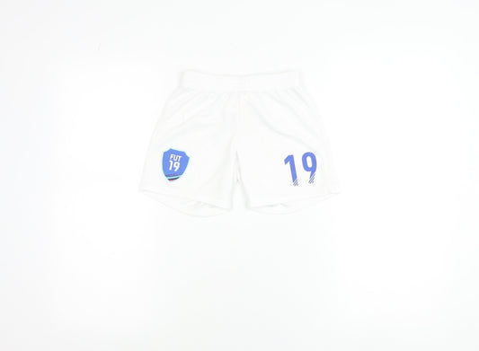 EA Sports Boys White Athletic Football Shorts 5-6 Years