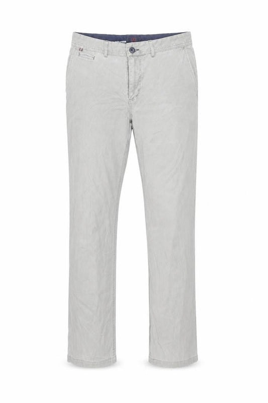 André Men’s Beige Chino Trousers 36S Modern Fit Cotton Stretch