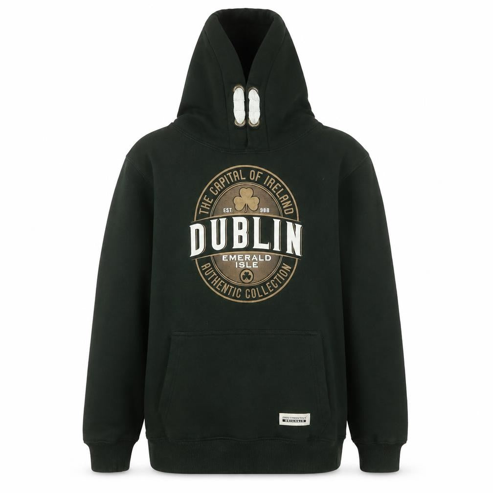 Irish Connexxion Boys Green Dublin Pullover Hoodie 11-12 Years Cotton Blend