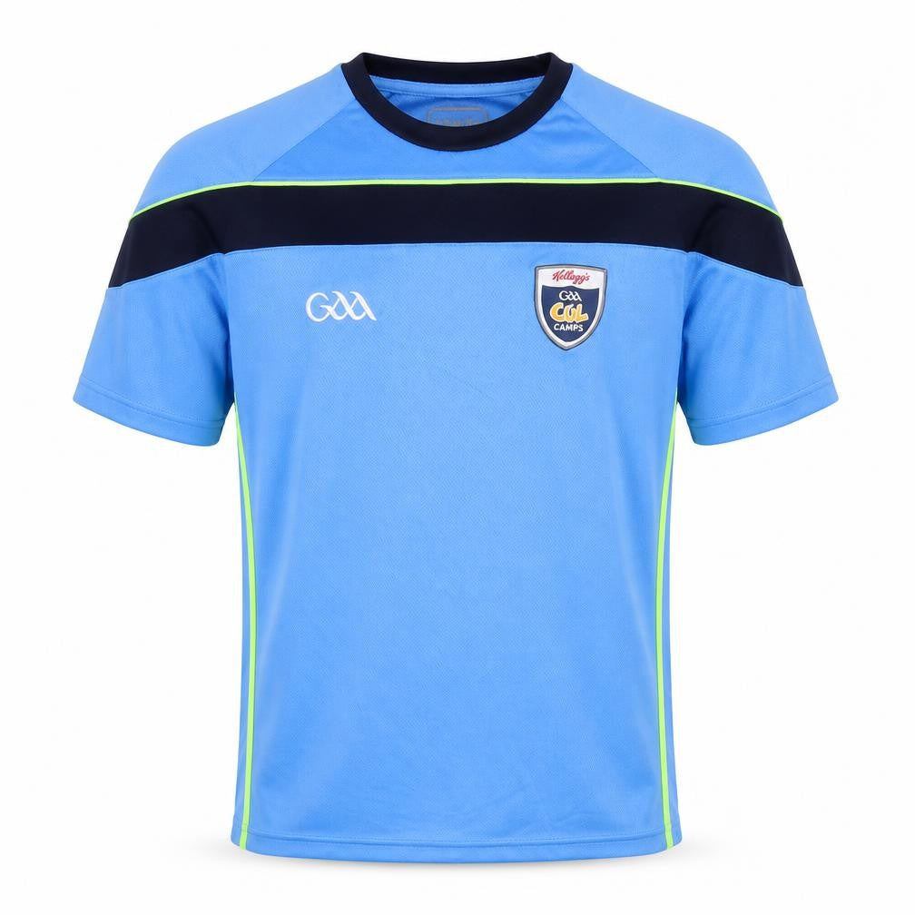 O'Neill Men's Blue GAA Coach Sports T-Shirt Size L Polyester Quick Dry