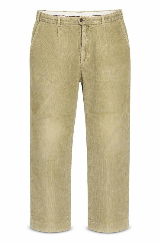 Cedarwood State Men's Beige Corduroy Chino Trousers 38W 33L