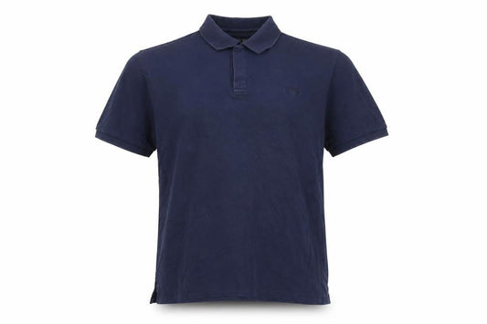 Paul Costelloe Living Men's Blue Pima Cotton Polo Shirt L