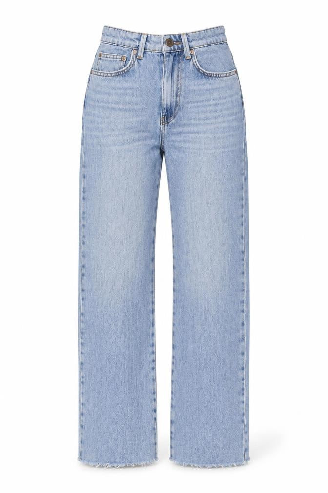 Stradivarius Womens Blue Straight Leg Denim Jeans Size 4