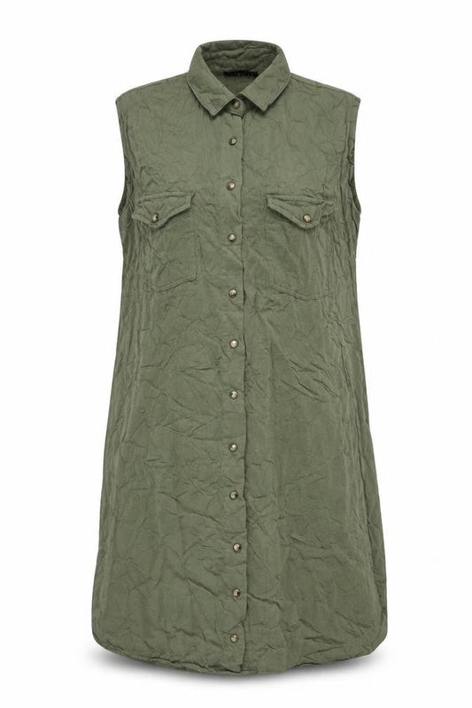 Cotton On Women’s Green Short Sleeve Shirt Dress Size S