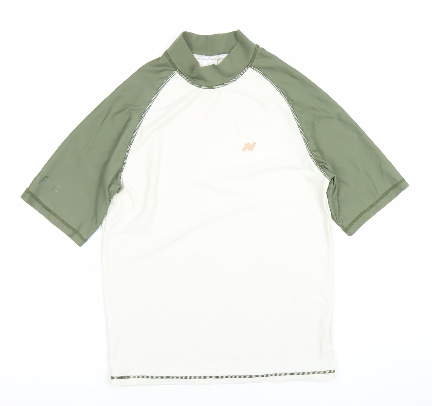 Next Boys Green Short Sleeve Rash Guard T-Shirt 16 Years Quick Dry UV Top