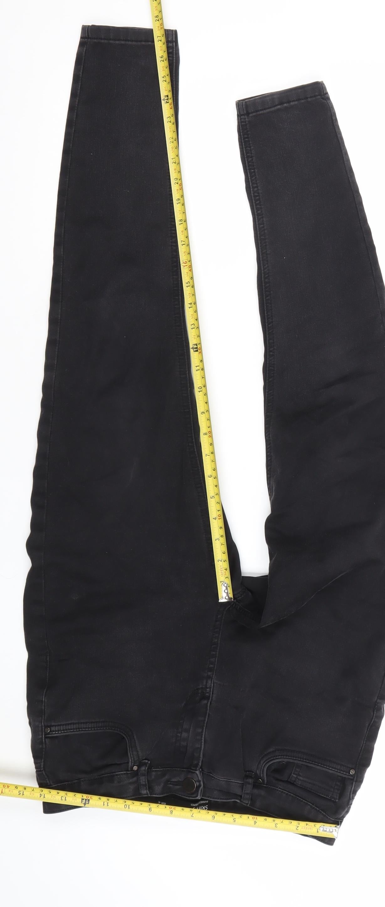 Dunnes Stores Women's Black Skinny Jeans Size 12 Slim Fit
