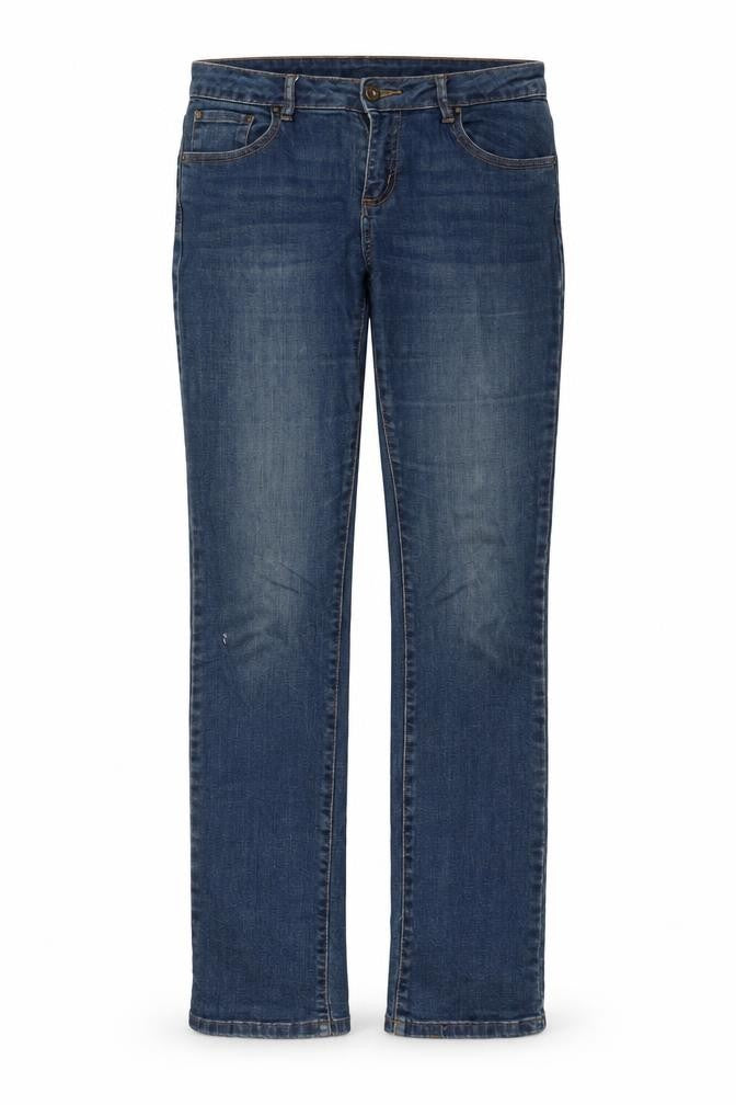 Promod Women's Blue Straight Fit Denim Jeans Size 10