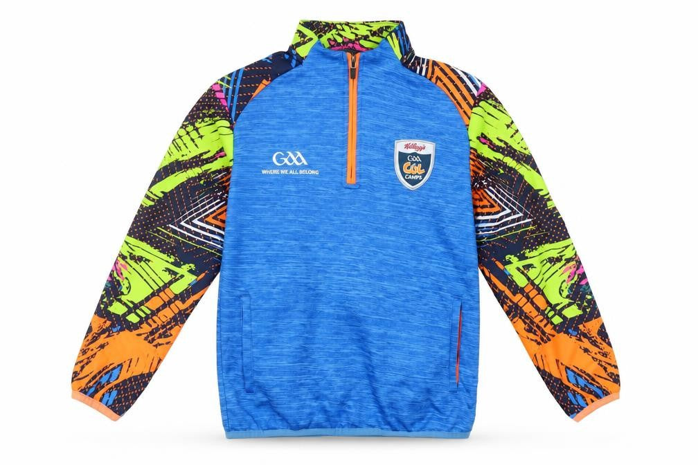 Masita Boys Blue 3-4 Years 1/4 Zip Pullover Sports Sweatshirt
