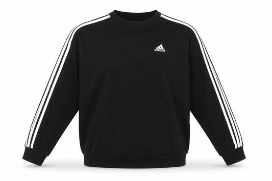 Adidas Women's Black Crew Neck Pullover Sweatshirt Size S 8-10