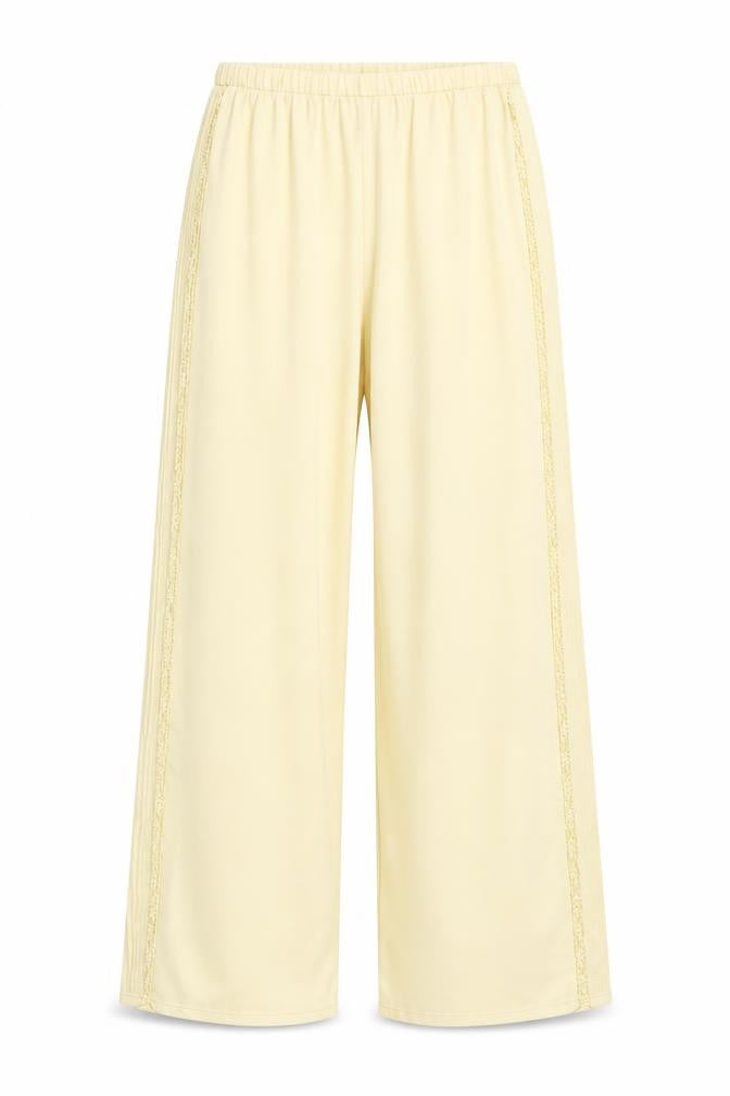 Savida Women’s Beige Lace Trim Pyjama Pants Size 8