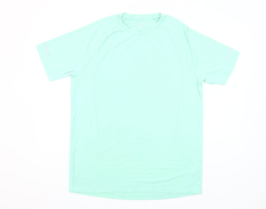 Dunnes Stores Men's Green Medium Athletic T-Shirt Lightweight Activewear