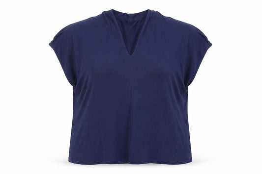 Paul Costelloe Living Studio Women's Blue Viscose Tunic Blouse Size 16