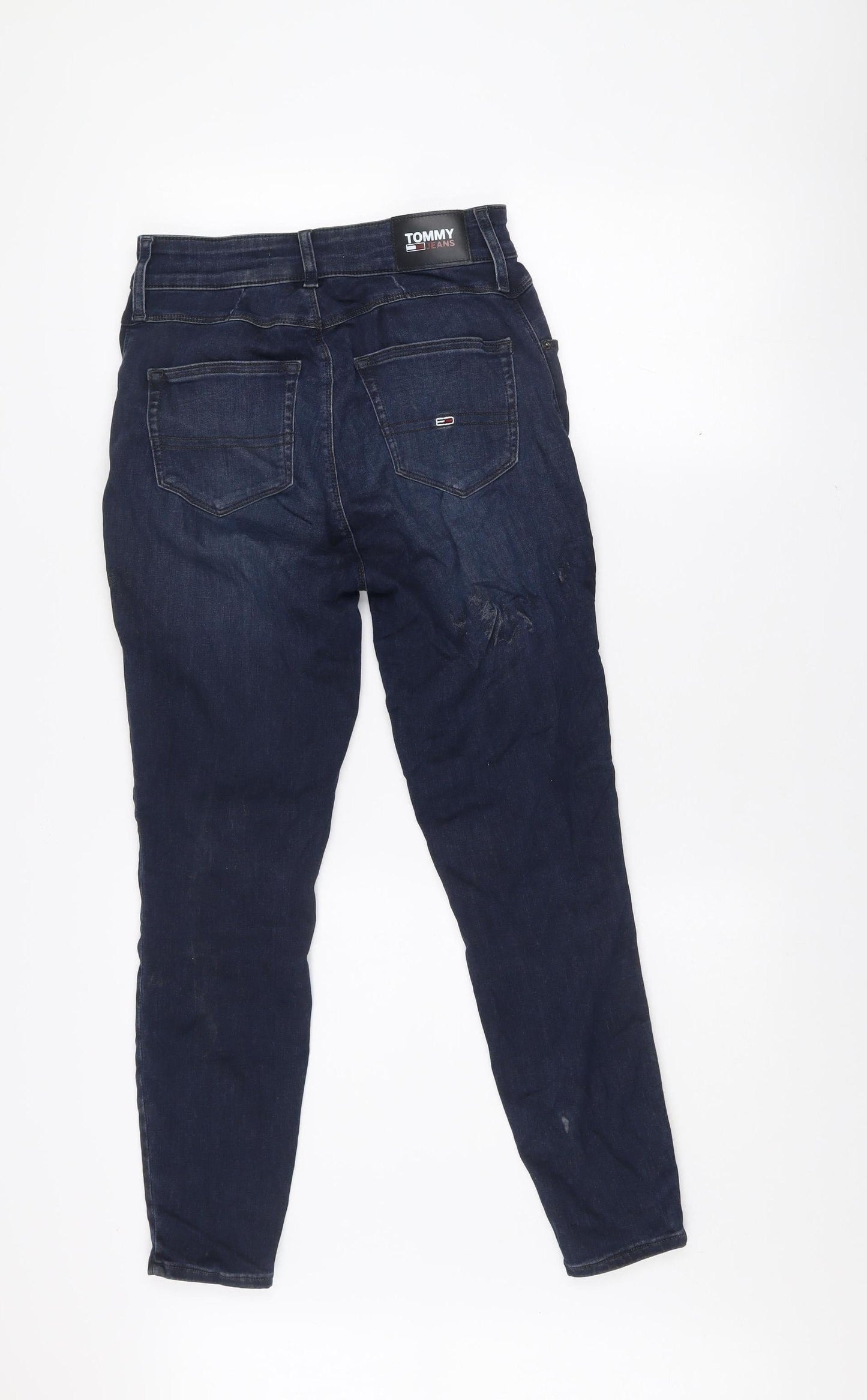 Tommy Jeans Women's Blue High Rise Skinny Fit Denim Jeans Size 28
