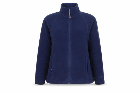 Trespass Women's Blue Fleece Jacket Size 12 Full Zip Outdoor Coat
