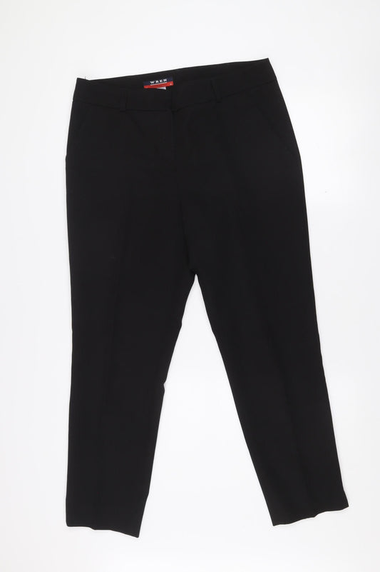 Christopher Wren Women’s Black Regular Fit Trousers Size 14 Workwear