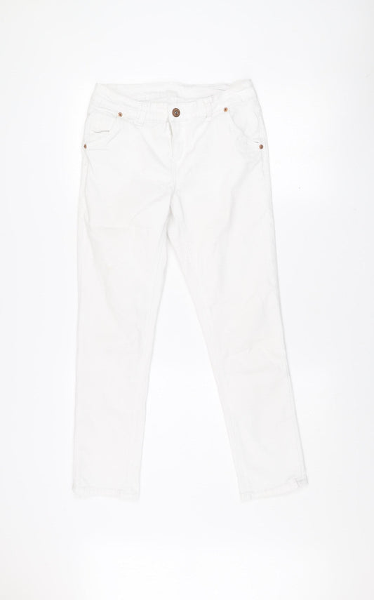 Denim Co Women’s White Mid Rise Skinny Jeans Size 10