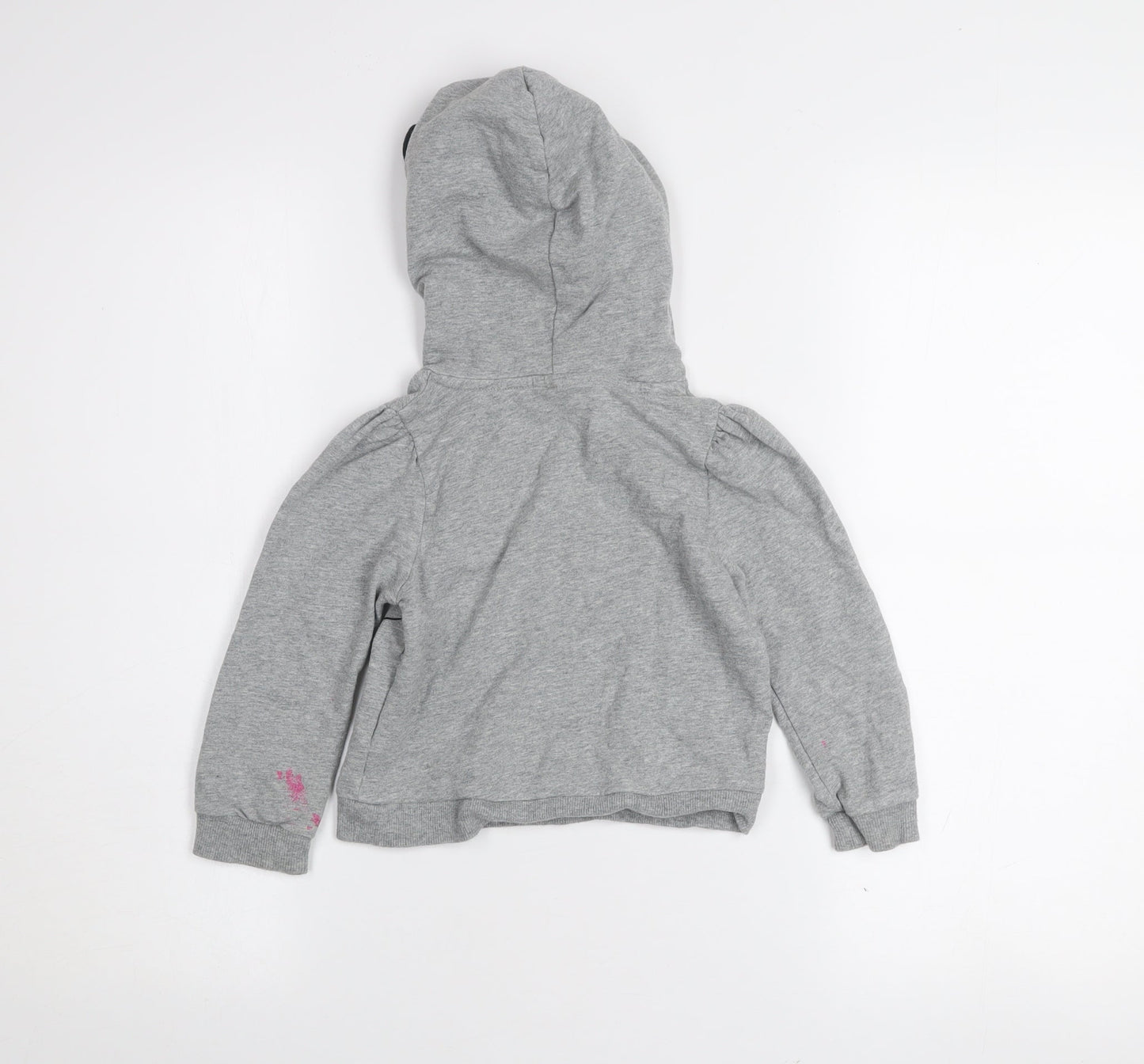name it Girls Grey Minnie Mouse Pullover Hoodie 2-3 Years Hooded Sweatshirt