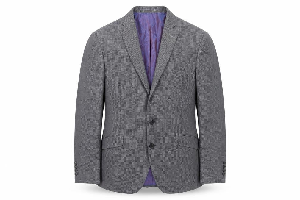 Daniel Grahame Men's Grey 42S Classic Fit Blazer Jacket