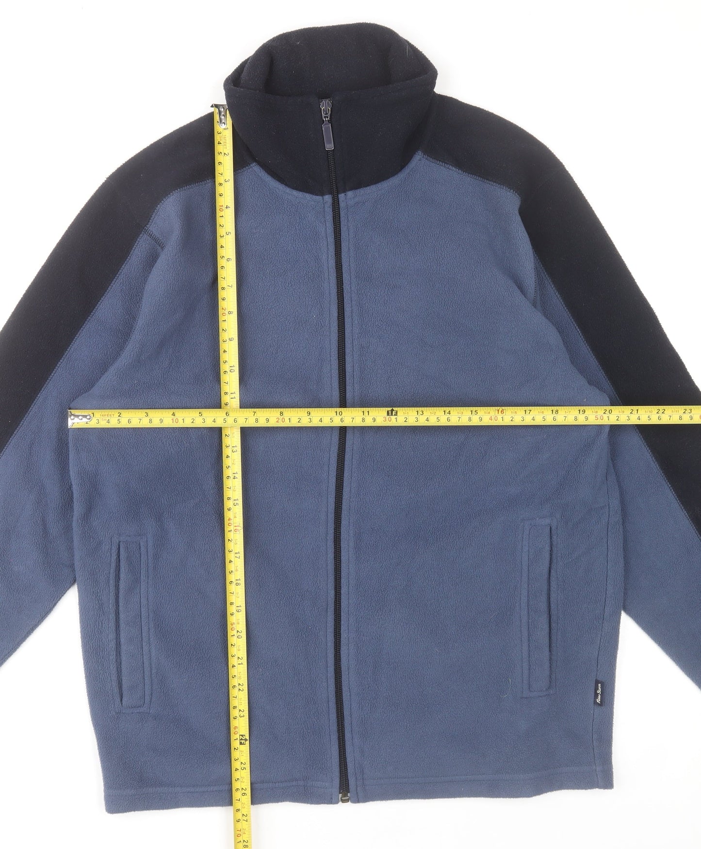 Peter Storm Men's Blue Fleece Full Zip Jacket Size S