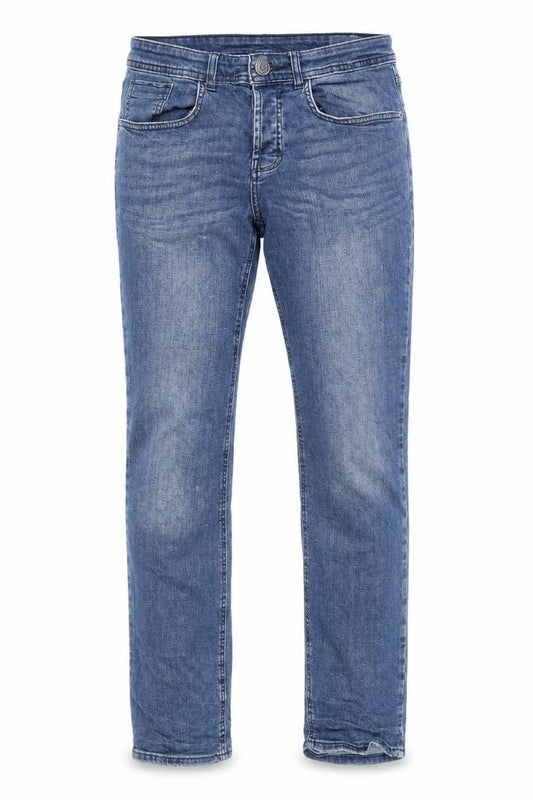 Denim Co. Men's Blue Straight Jeans W30 L32 Cotton Blend