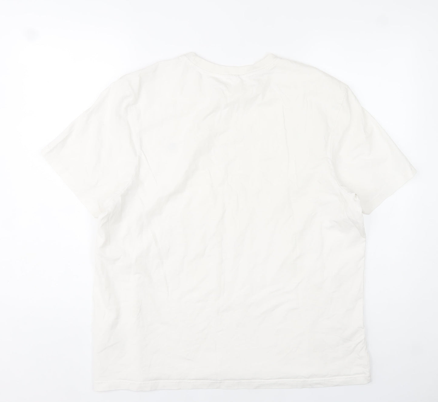 SoulCal & Co Men's White 2XL Short Sleeve Cotton Crew Neck T-Shirt